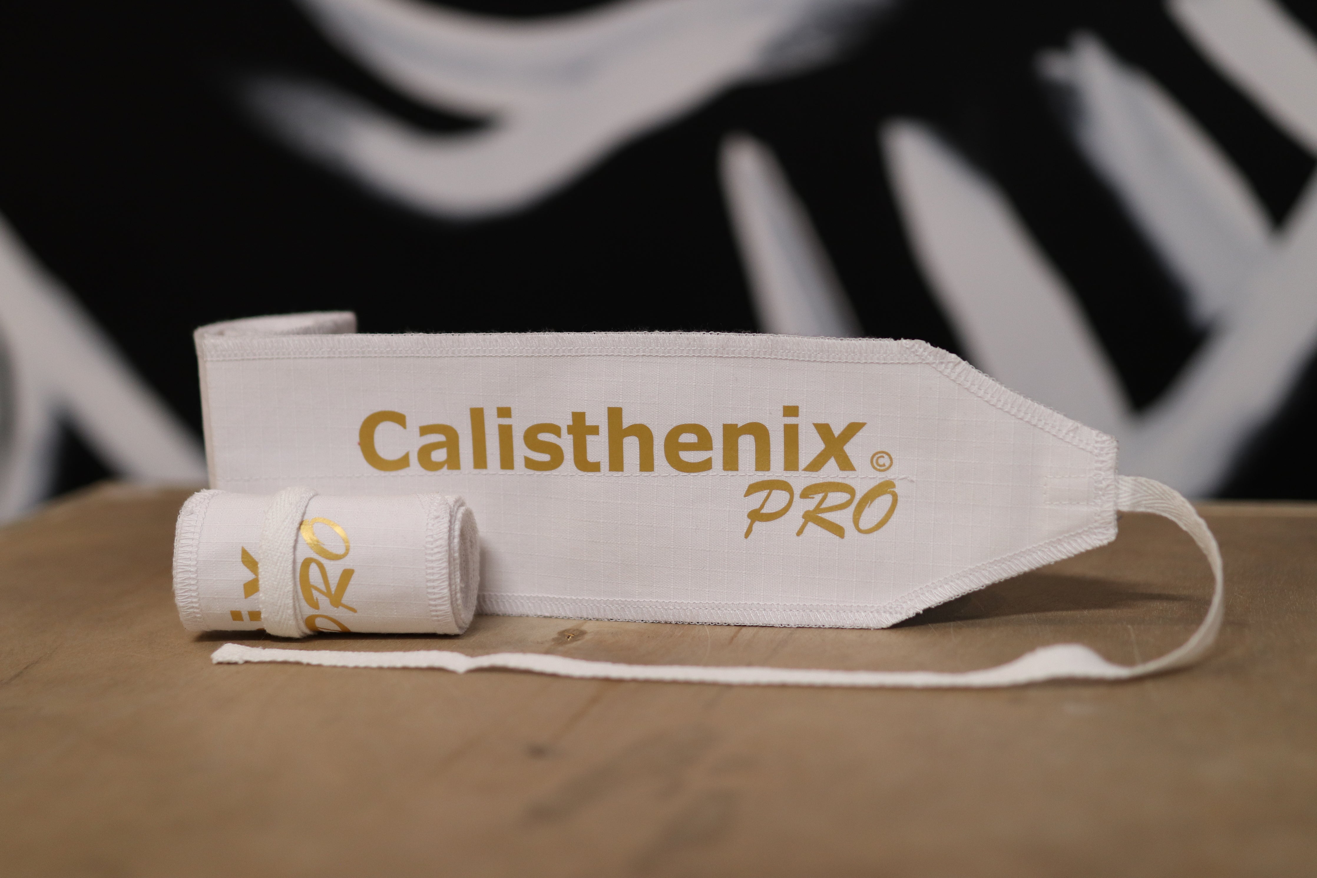 Wrist Wraps -All White & Gold (Classic Edition)