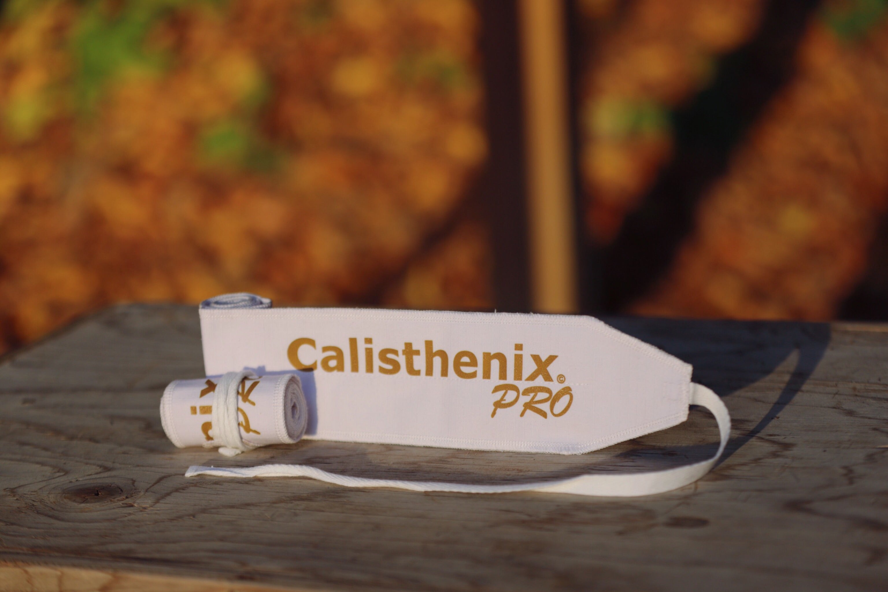 Wrist Wraps -All White & Gold (Classic Edition)